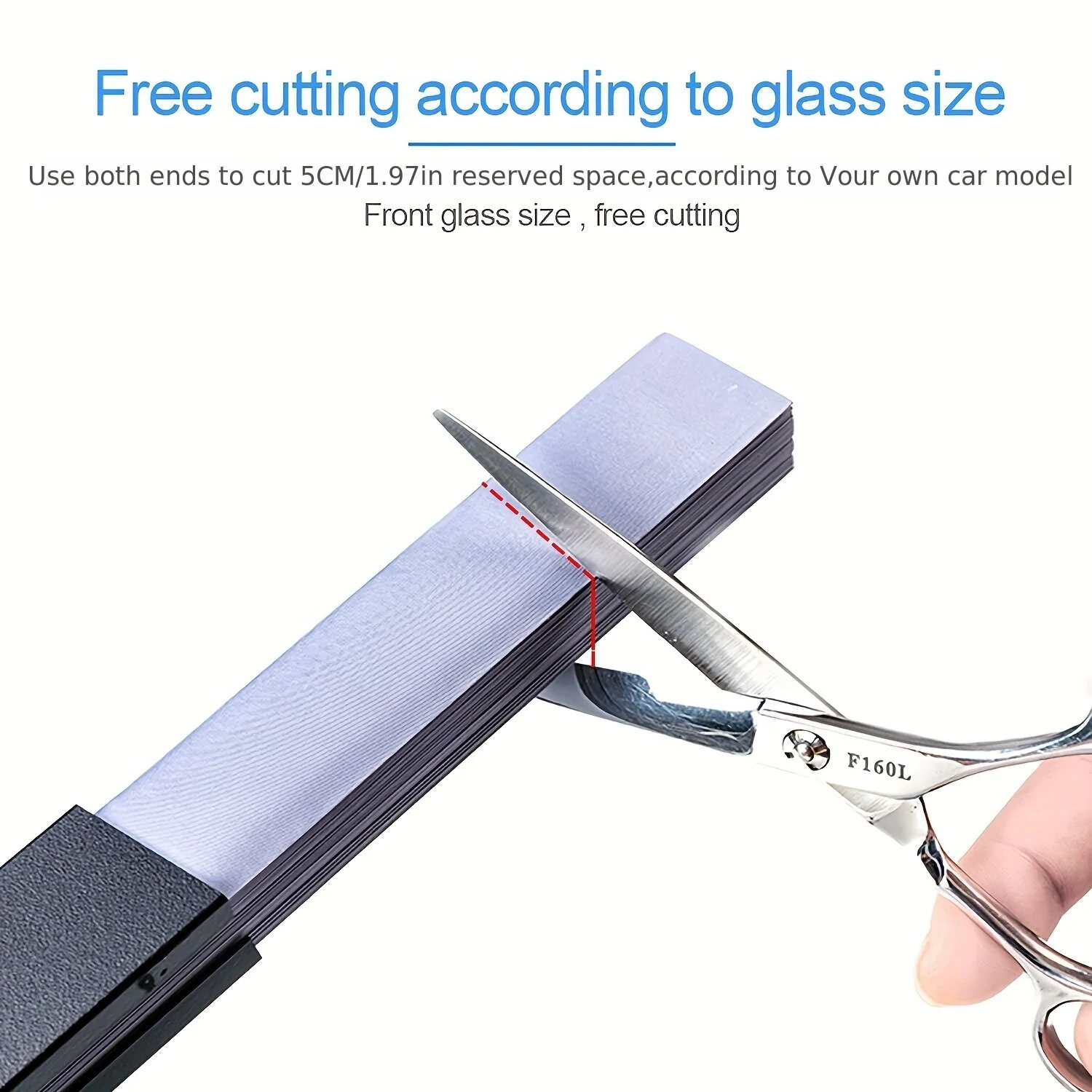 Universal Car Retractable Windshield Visor Car Sun Shades Cover Shutter Blinds Front Window SUV Protector — view 4