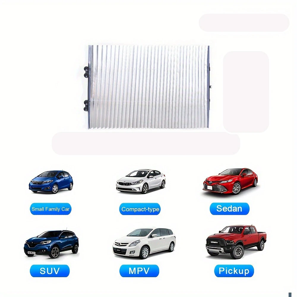 Universal Car Retractable Windshield Visor Car Sun Shades Cover Shutter Blinds Front Window SUV Protector — view 7