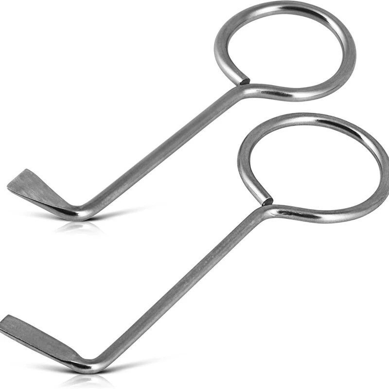 Universal Polished Metal Door Lock Picks Set 2pcs Touch Remote Control High-Quality Locksmith Tools Lock Picking Set — image 1