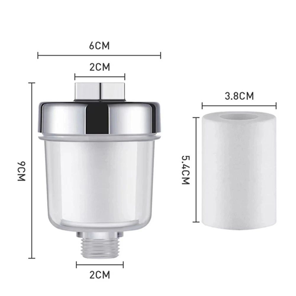Universal Shower Filter for Faucet Shower Head Water Outlet Cleaner Kits Universal Faucet Filter Kitchen Bathroom Shower Household Filter PP Cotton Filter — view 10