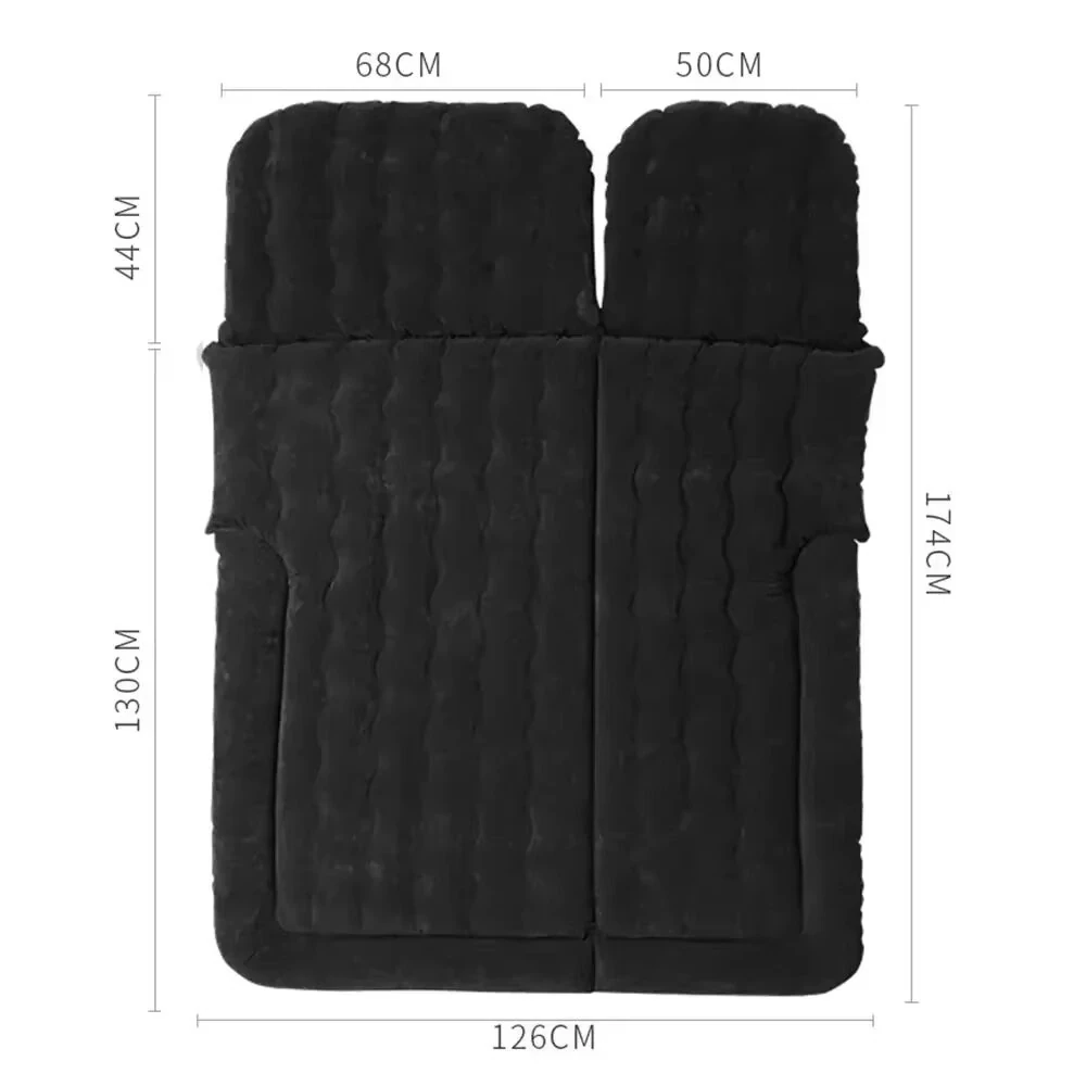 Universal SUV Inflatable Car Air Mattress Travel Bed Portable Back Seat Sleeping Pad for Camping — view 10