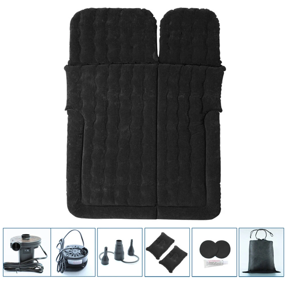 Universal SUV Inflatable Car Air Mattress Travel Bed Portable Back Seat Sleeping Pad for Camping — view 4