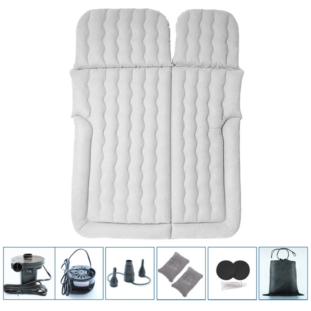 Universal SUV Inflatable Car Air Mattress Travel Bed Portable Back Seat Sleeping Pad for Camping — view 5