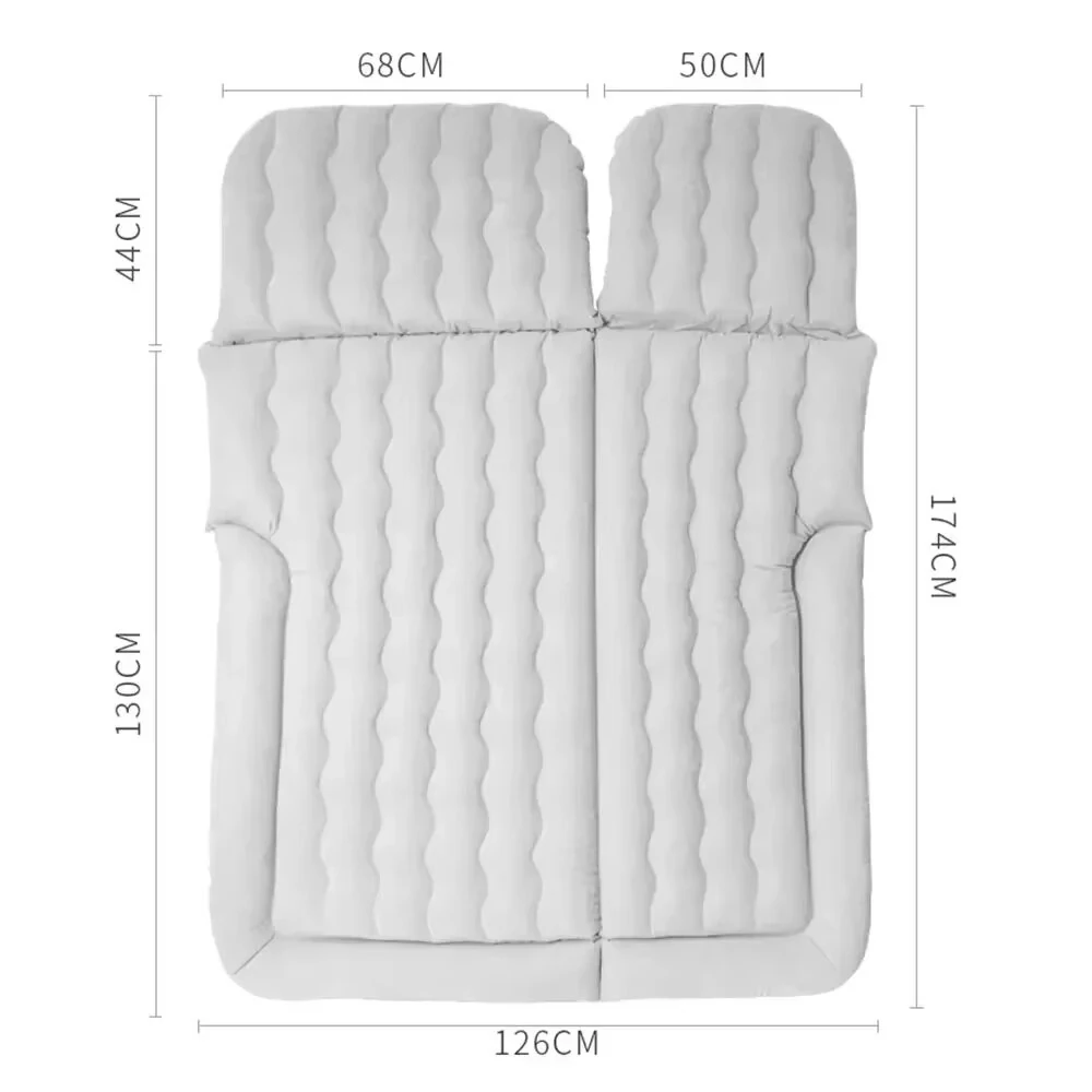 Universal SUV Inflatable Car Air Mattress Travel Bed Portable Back Seat Sleeping Pad for Camping — view 9