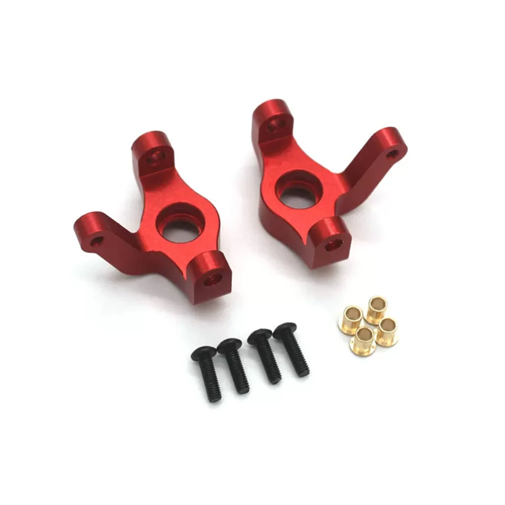 Upgraded Full Metal RC Car Parts Steering Cups C Hubs Rear Wheel Mount Seats for HNR H9804 1/10 Rally Vehicles Models Spares — view 2
