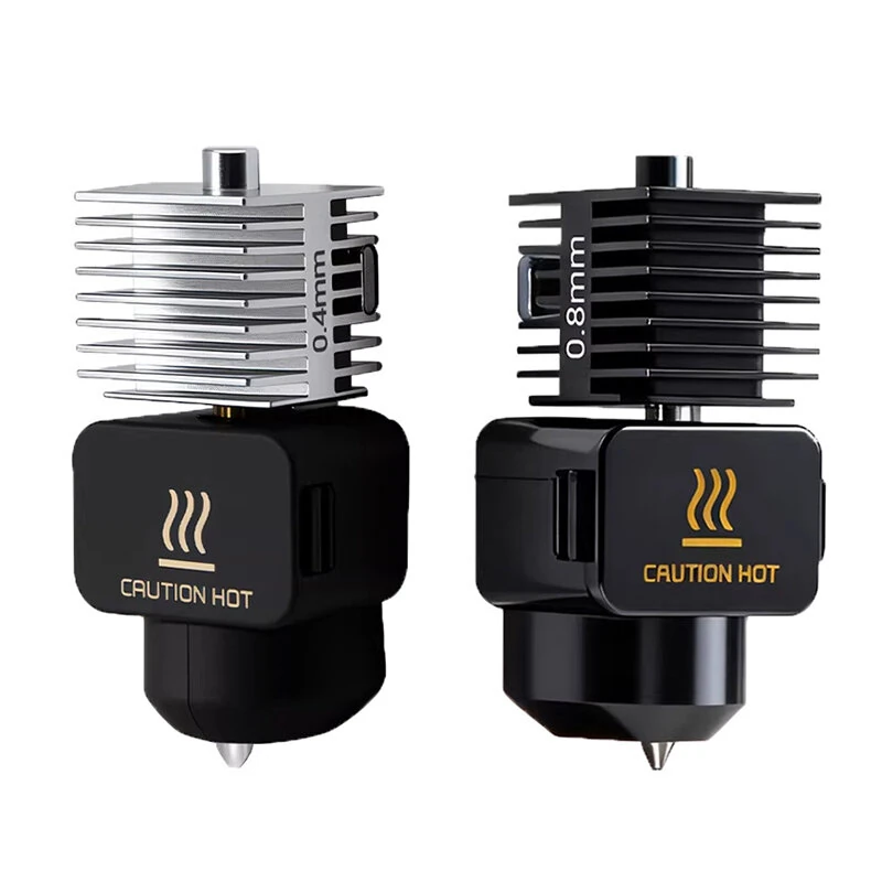 Upgraded Hotend Assembly for Bambu Lab A1 A1 Mini H2D Hardened Steel Nozzle High Flow Clog Resistant Wear Resistant 3D Printer Hotend 0.2/0.4/0.6/0.8mm — view 7
