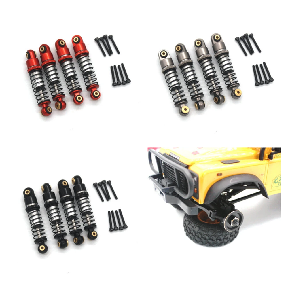 Upgraded metal Parts Oil Filled Shock Asborbers Damper for FMS 1/24 FCX24M D90 D110 Range Rover RC Cars Vehicles Models Spare Parts Accessories — Pricio