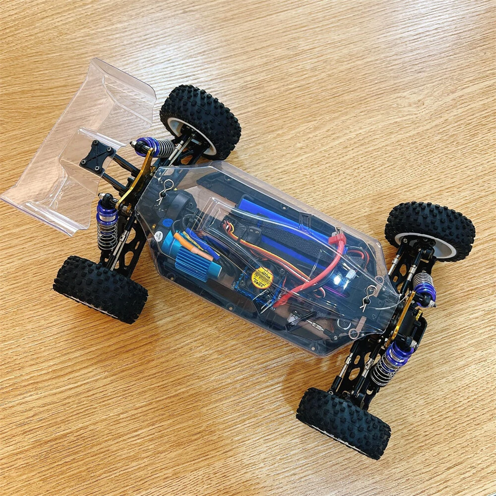 Upgraded Transparent Clear Body Shell for Wltoys 124017 124019 1/12 RC Car Vehicles Models DIY Spare Parts — view 6