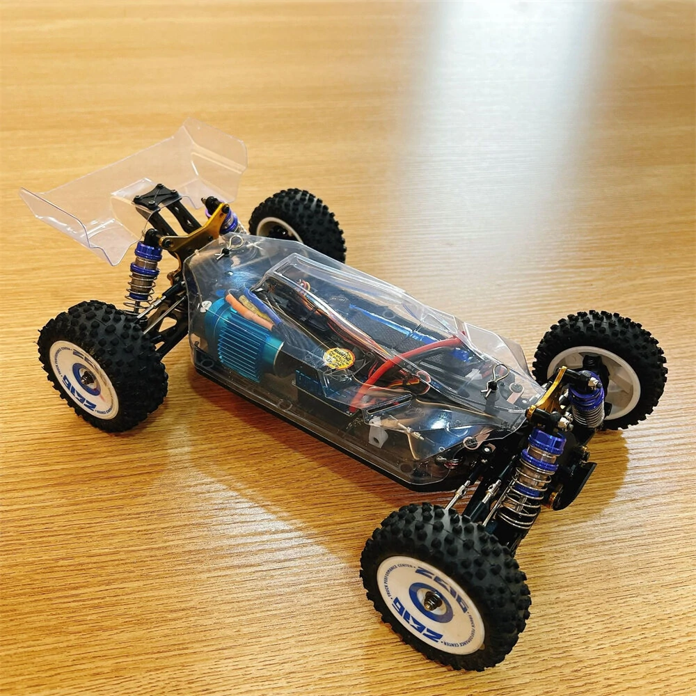 Upgraded Transparent Clear Body Shell for Wltoys 124017 124019 1/12 RC Car Vehicles Models DIY Spare Parts — view 7