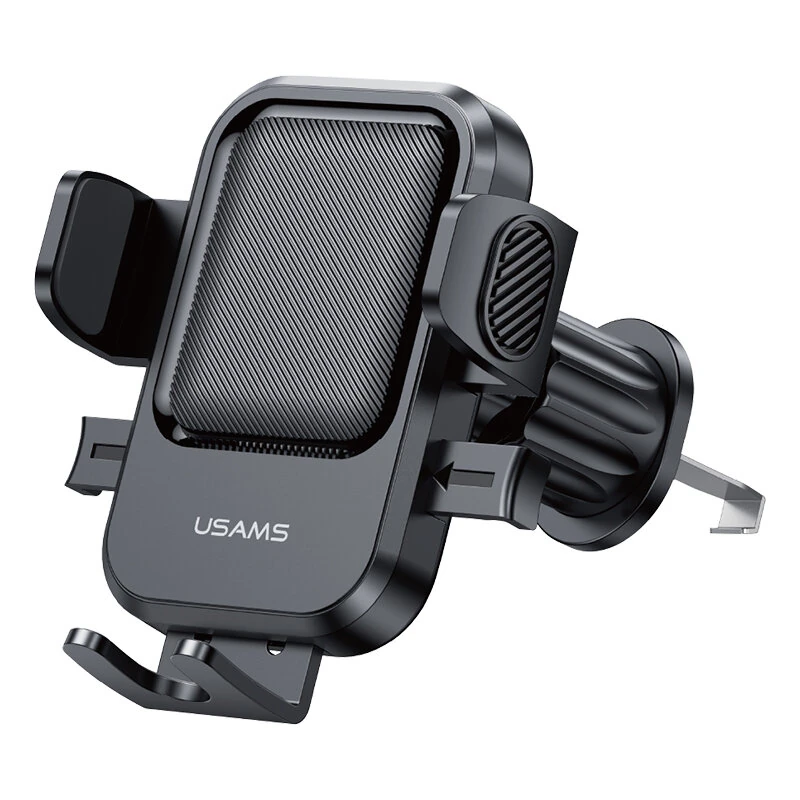 USAMS ZJ090 One-Touch Air Vent Car Phone Holder 360° Rotation Auto-Lock Universal Car Phone Mount for 4.5-6.9 Inch Mobile Phones — view 9