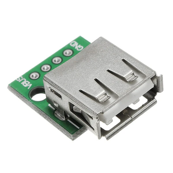 USB 2.0 Female Head Socket To DIP 2.54mm Pin 4P Adapter Board — Pricio