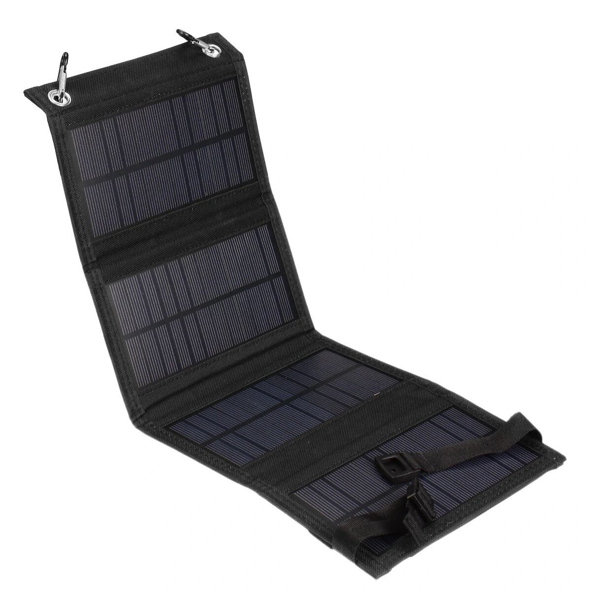 USB 5V 20W Foldable Solar Panel Solar Charger Power Bank Portable Charger — image 1