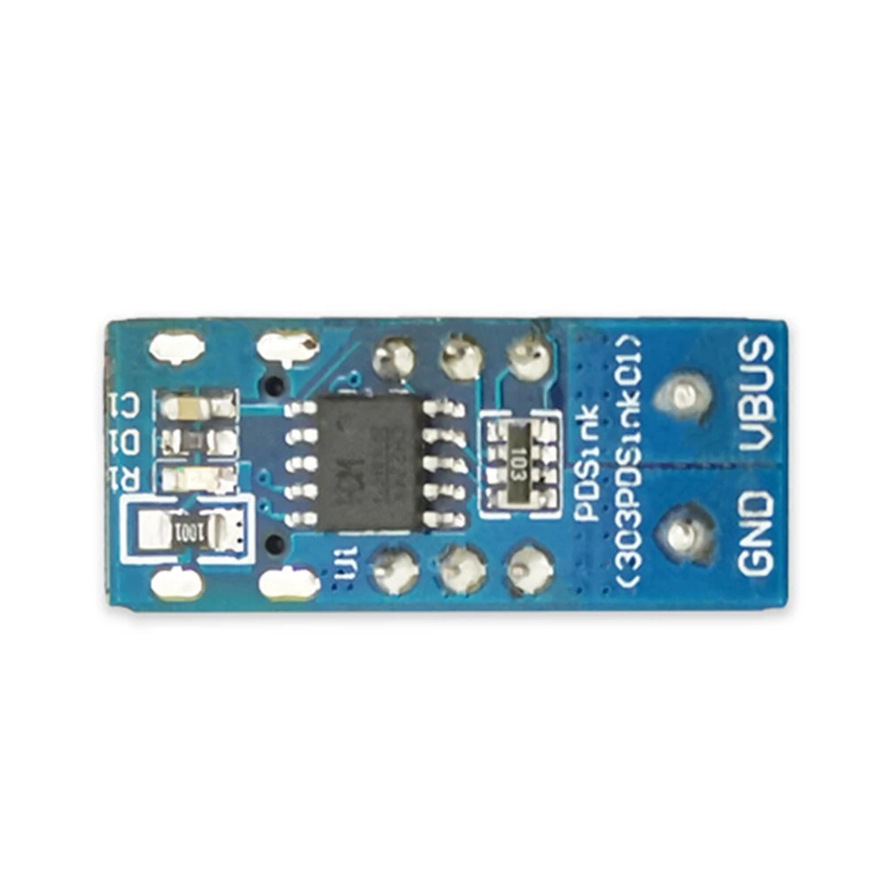 USB-C PD Trigger Board Module PDSink PD Decoy QC PD Fast Charging Test Board Adjustable Voltage 5~20V Dial Code Adjustment — view 7