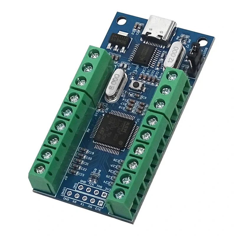 USB Interface 16 Channel 12Bit AD Sampling Data Acquisition STM32 UART Communication ADC Module — view 2