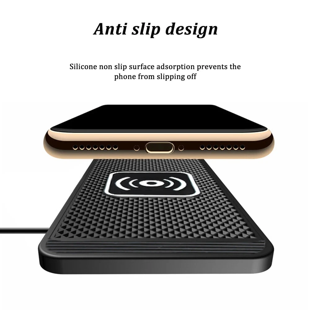 USB/Type-C Wireless Car Charger For Car Fast  7.5W/10W/15W Car Wireless Charger Dock Station Fast Charging For Iphone Samsung — view 4
