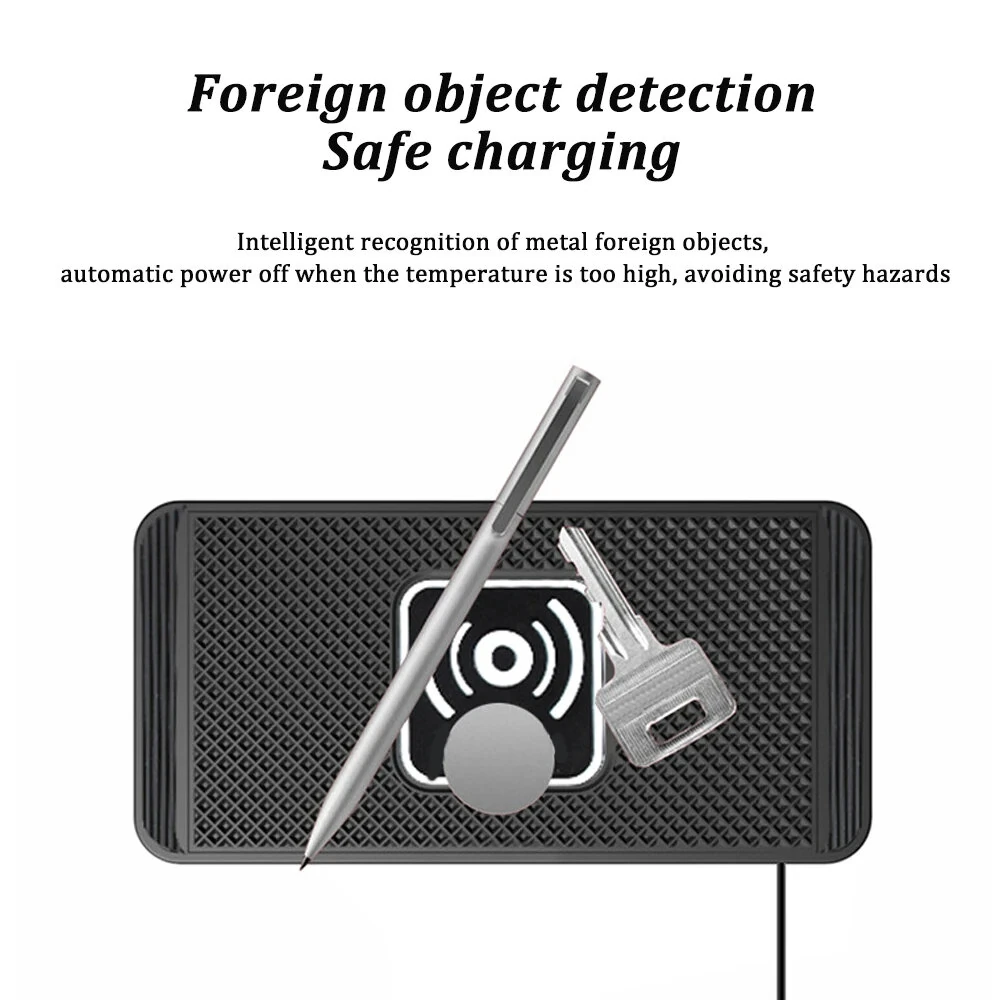 USB/Type-C Wireless Car Charger For Car Fast  7.5W/10W/15W Car Wireless Charger Dock Station Fast Charging For Iphone Samsung — view 9