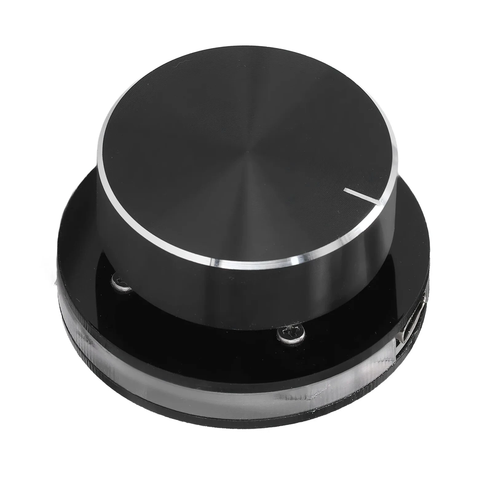 USB Volume Control Knob for Android System PC Multimedia Type-C External Media Adjustment Controller with RGB Light — view 4
