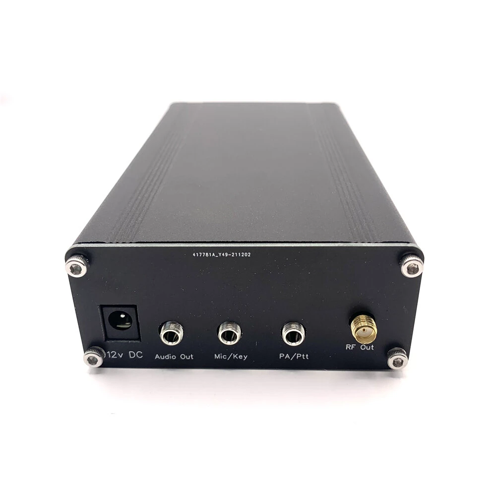 USDR uSDX 6 Bands SDR Transceivers 80m 40m 20 17m 15m 10m QRP SSB/CW HF Transceivers 5W Aluminium Cover 0.9 Inch OLED Display — view 4