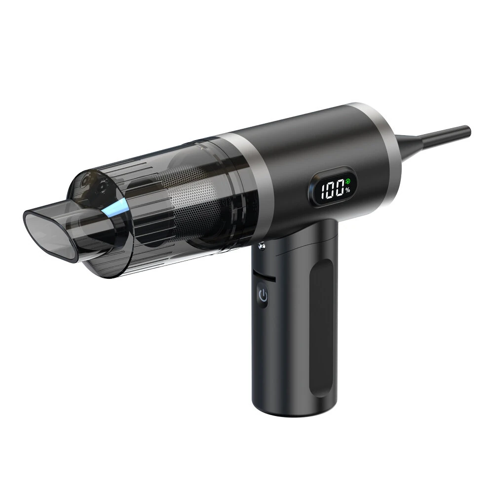 V18SD Cordless Car Vacuum Cleaner 11000Pa Powerful Suction Handheld Vacuum Portable & Lightweight With Digital Display Rechargeable Air Blower For Car And Home — view 4