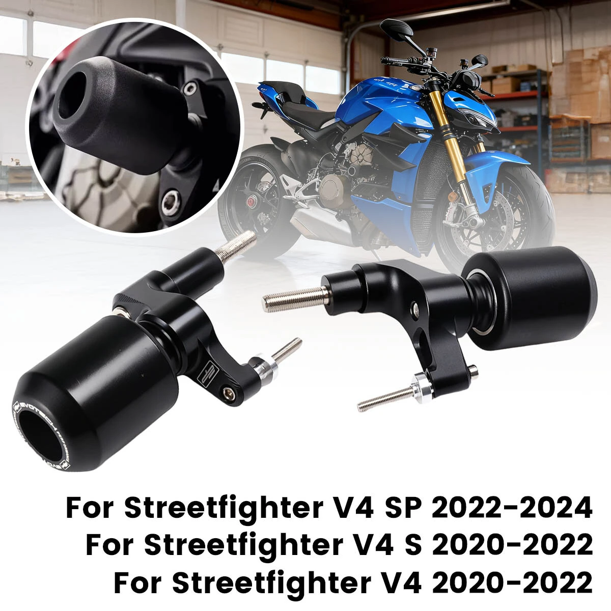 V4 S/SP Engine Protection Crash Balls for Ultimate Motorcycle Safety — view 6
