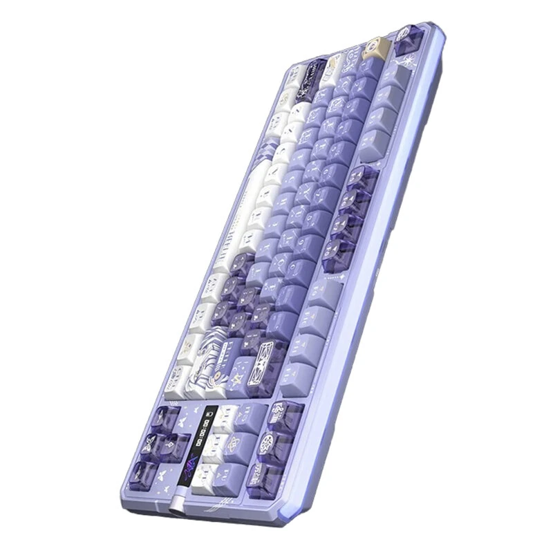 VALKYRIE VK87 V2/MAX V2 Tri-mode Mechanical Gaming Keyboard with TFT Display and Volume Knob Wireless Dual 8K GASKET Structure Rapid Trigger 12000mAh Battery Hot-swappable — VALKYRIE
