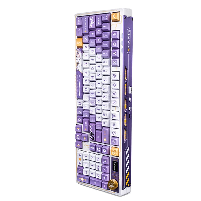 VALKYRIE VK99 Tri-mode Mechanical Gaming Keyboard with TFT Display and Multifunctional Knob Hot-swappable RGB Light Gasket Structure 8000mAh Battery 98% Layout Gamer Keyboards — view 2
