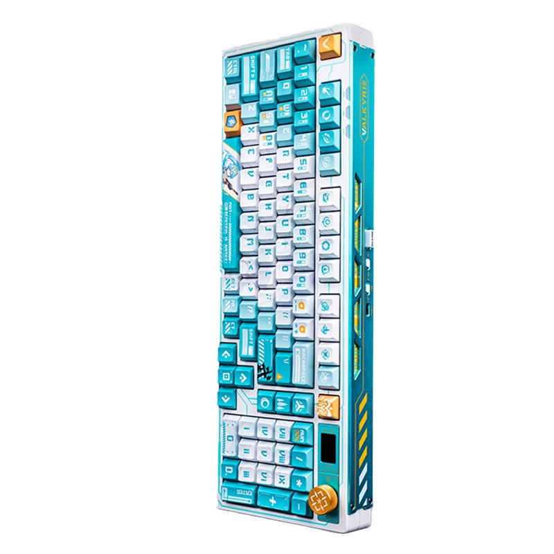 VALKYRIE VK99 Tri-mode Mechanical Gaming Keyboard with TFT Display and Multifunctional Knob Hot-swappable RGB Light Gasket Structure 8000mAh Battery 98% Layout Gamer Keyboards — view 3