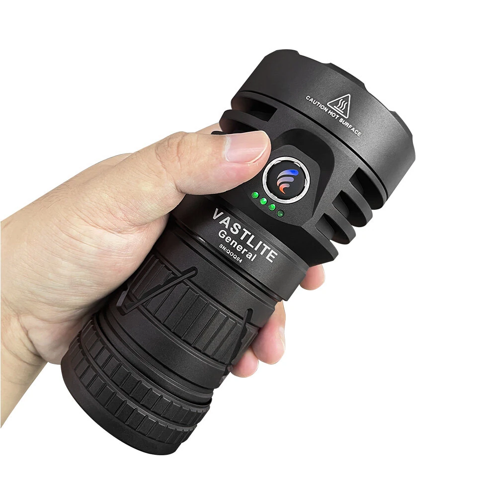 Vastlite GENERAL 15100LM Powerful Handheld LED Flashlight with 3x21700 Battery, 810M Long Range Rechargeable LED Torch Super Bright Waterproof Perfect for Emergencies Camping Hiking — view 6