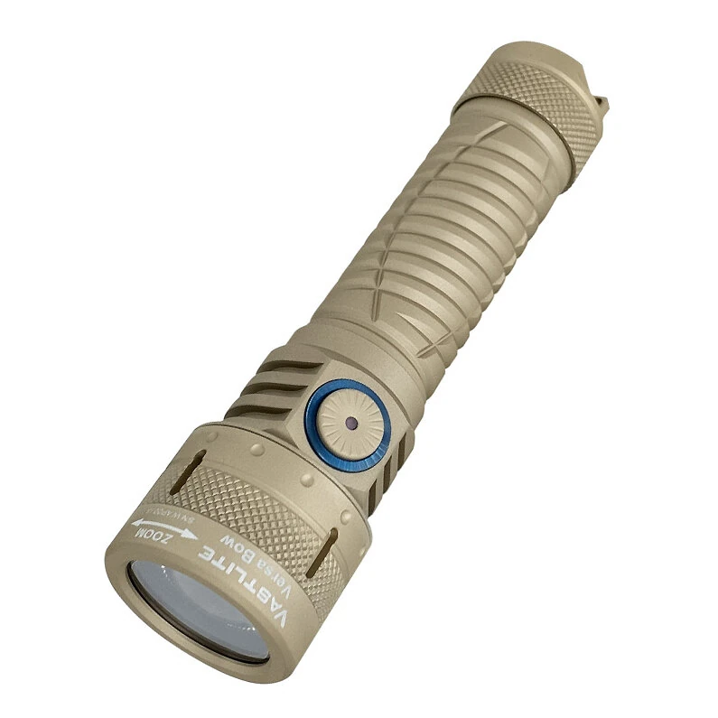 Vastlite Versa Bow 1200M Zoom LEP Flashlight 400LM Rechargeable 21700 Thrower Flashlights Camping Portable Outdoor Long Distance Strong Spotlinght LED Torch — Vastlite