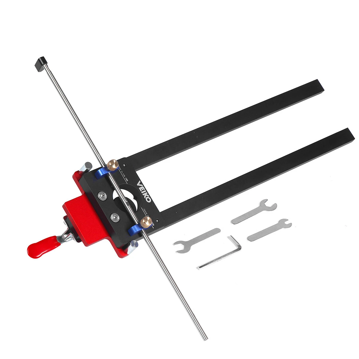 VEIKO Aluminum Alloy Drawer Slide Jig with Adjustable Clamp for Woodworking Cabinet Drawer Slide Install — view 11
