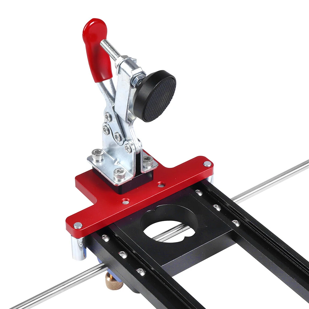VEIKO Aluminum Alloy Drawer Slide Jig with Adjustable Clamp for Woodworking Cabinet Drawer Slide Install — view 7