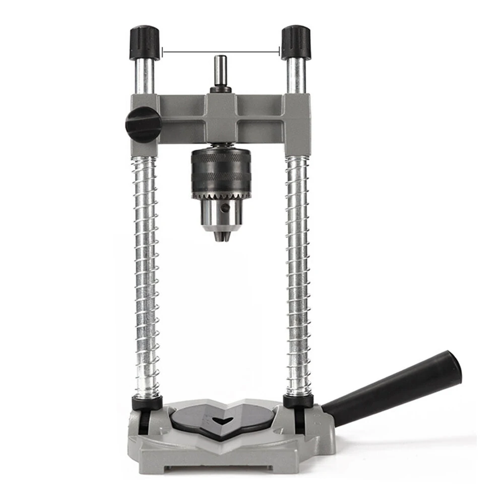 Versatile Drill Stand for Woodworking Enthusiasts Multi-Angle Hole Puncher Mini Drill Hammer Holder — image 1