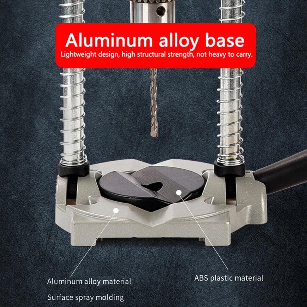 Versatile Drill Stand for Woodworking Enthusiasts  Multi-Angle Hole Puncher  Mini Drill  Hammer Holder — view 3