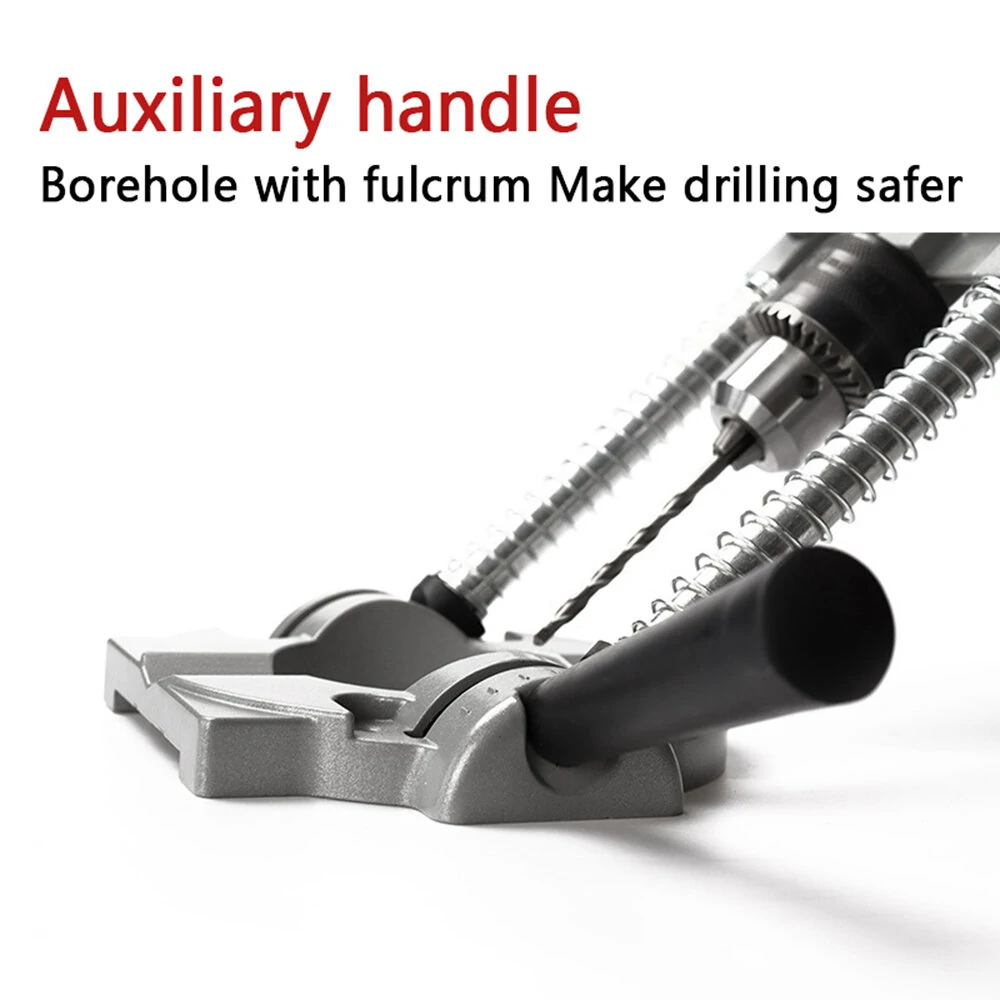 Versatile Drill Stand for Woodworking Enthusiasts  Multi-Angle Hole Puncher  Mini Drill  Hammer Holder — view 4