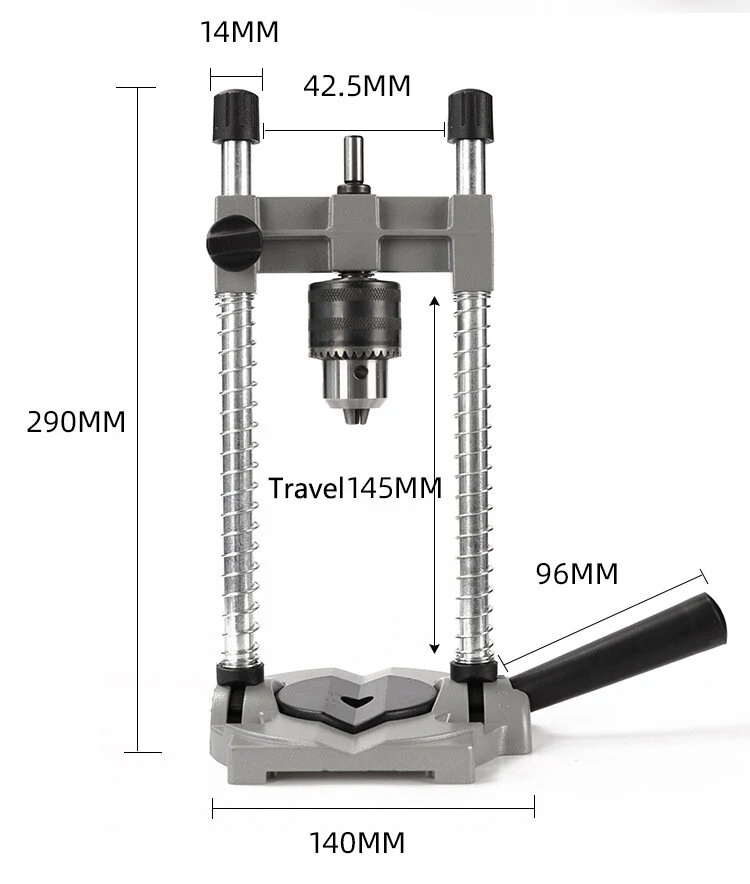 Versatile Drill Stand for Woodworking Enthusiasts  Multi-Angle Hole Puncher  Mini Drill  Hammer Holder — view 6