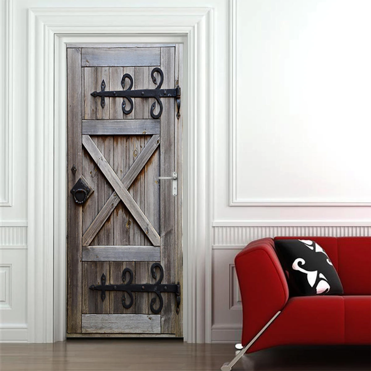 Vintage 3D Art Door Wall Fridge Sticker Decal Self Adhesive Scenery Mural Home O — view 13
