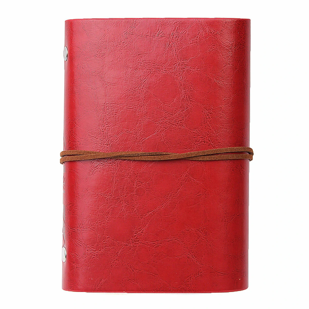 Vintage Leather Leaves Cover Notebook 90 Sheets Journal Book Diary Notepad Stationery School Office Supplies — view 4
