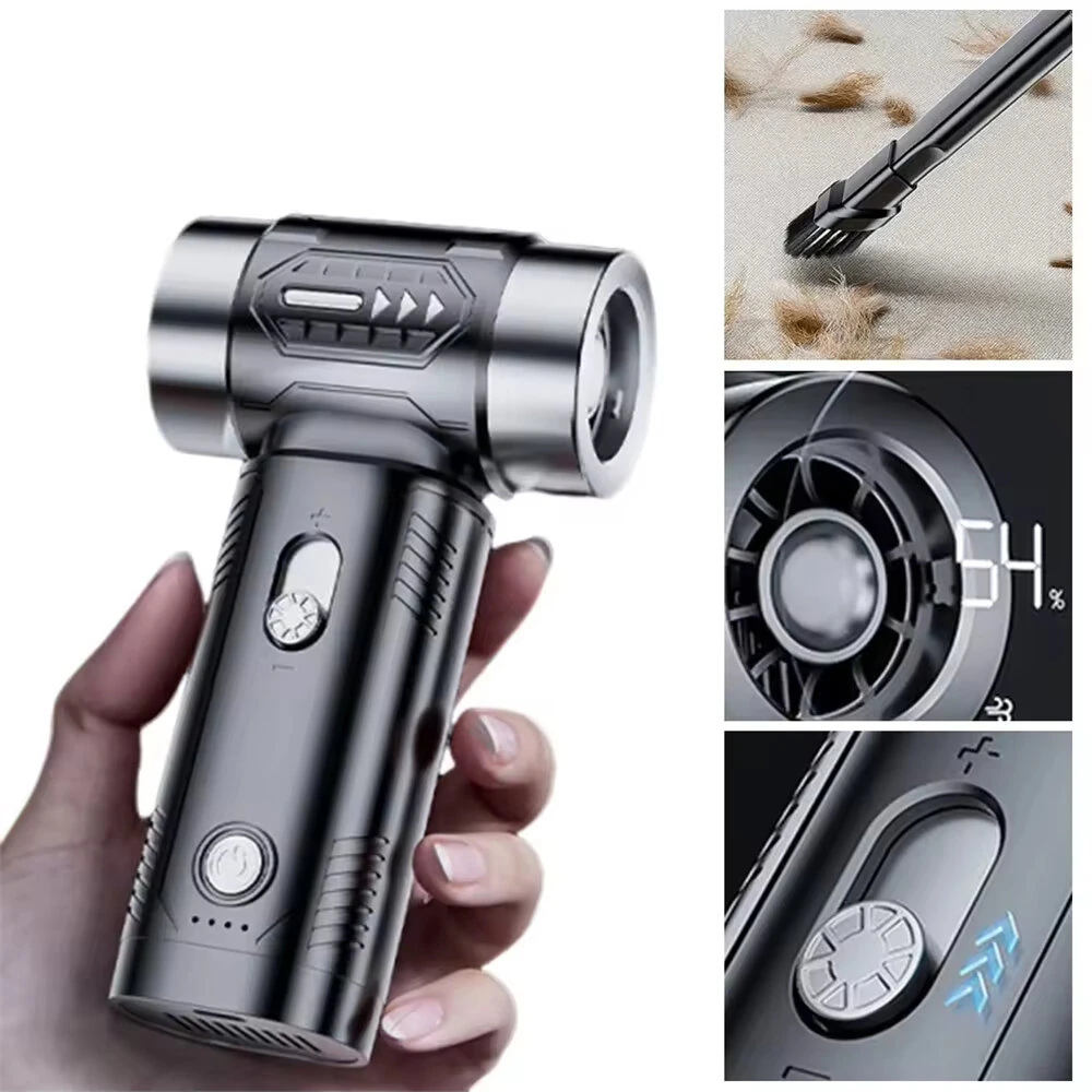 Violent Turbo Fan 100000RPM High Speed Supercharged Turbine Fan Brushless Motor Electric Dust Blower 4500Pa — view 2