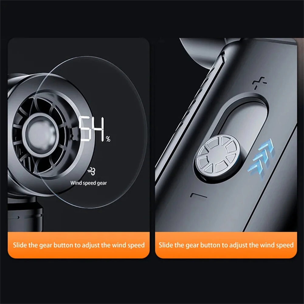 Violent Turbo Fan Brushless Electric Motor Vacuum Cleaner 4500Kpa 100000RPM Multi-Function Blowing Suction Handheld Portable — view 6