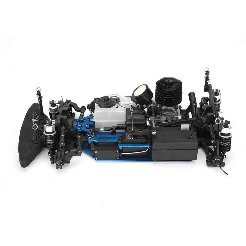 VRX Racing RH1003K 1/10 4WD Nitro RC Car Frame Touring Vehicles Models without Car Shell Transmitter Receiver — view 4