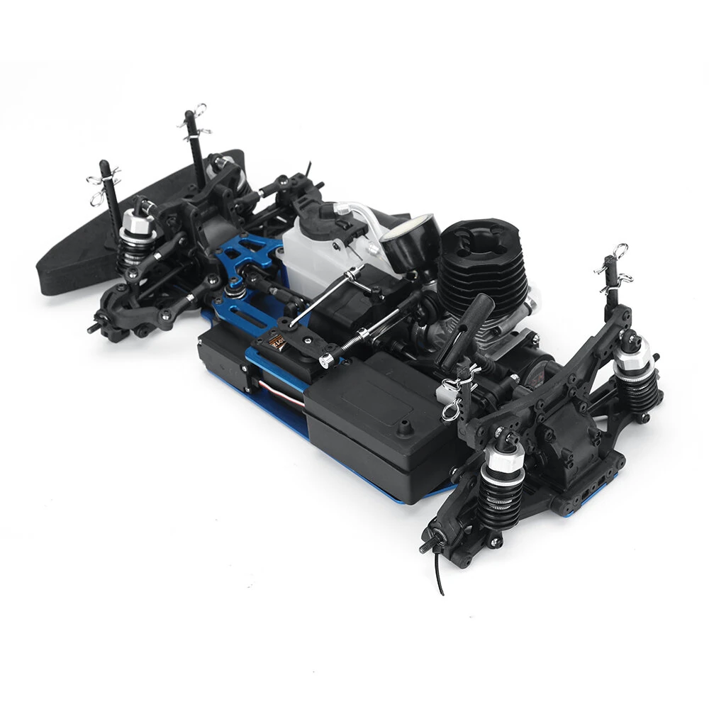 VRX Racing RH1003K 1/10 4WD Nitro RC Car Frame Touring Vehicles Models without Car Shell Transmitter Receiver — view 5