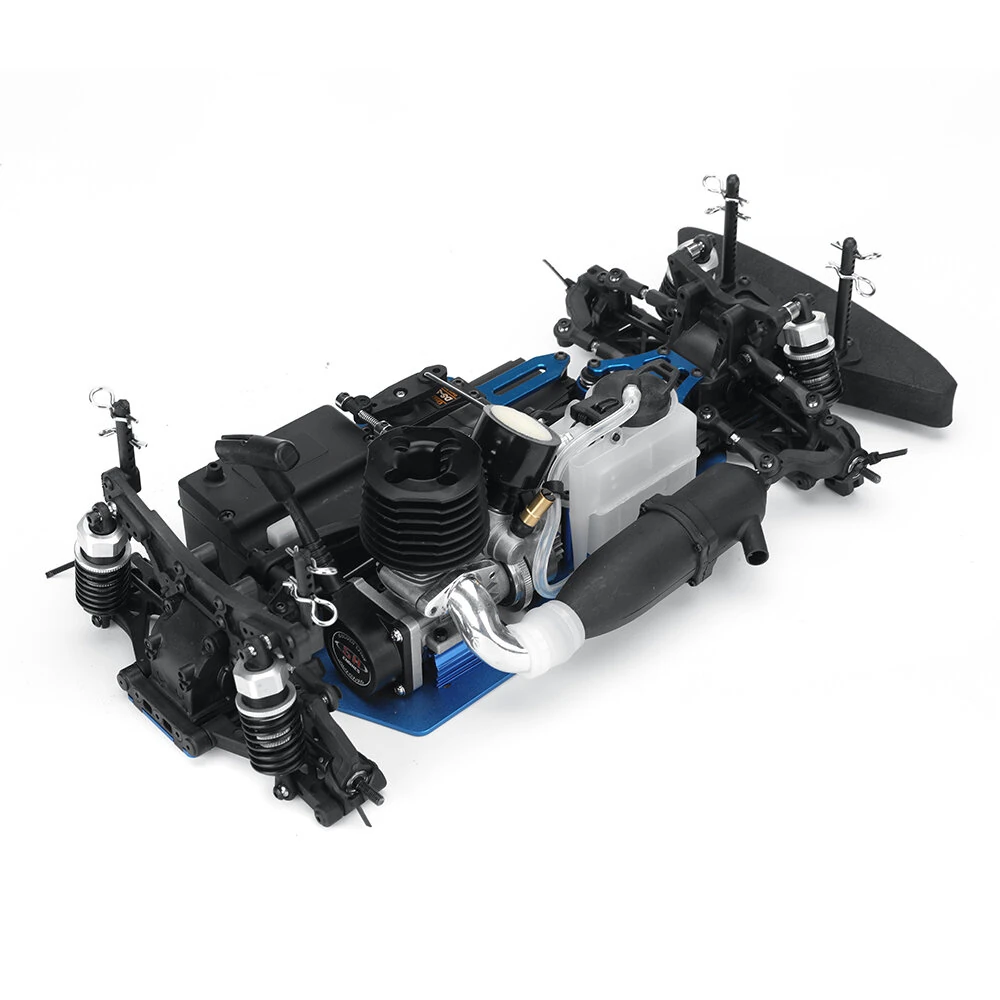 VRX Racing RH1003K 1/10 4WD Nitro RC Car Frame Touring Vehicles Models without Car Shell Transmitter Receiver — view 7