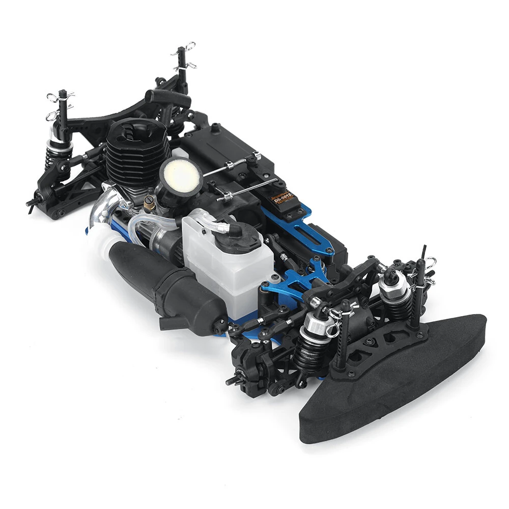 VRX Racing RH1003K 1/10 4WD Nitro RC Car Frame Touring Vehicles Models without Car Shell Transmitter Receiver — view 9