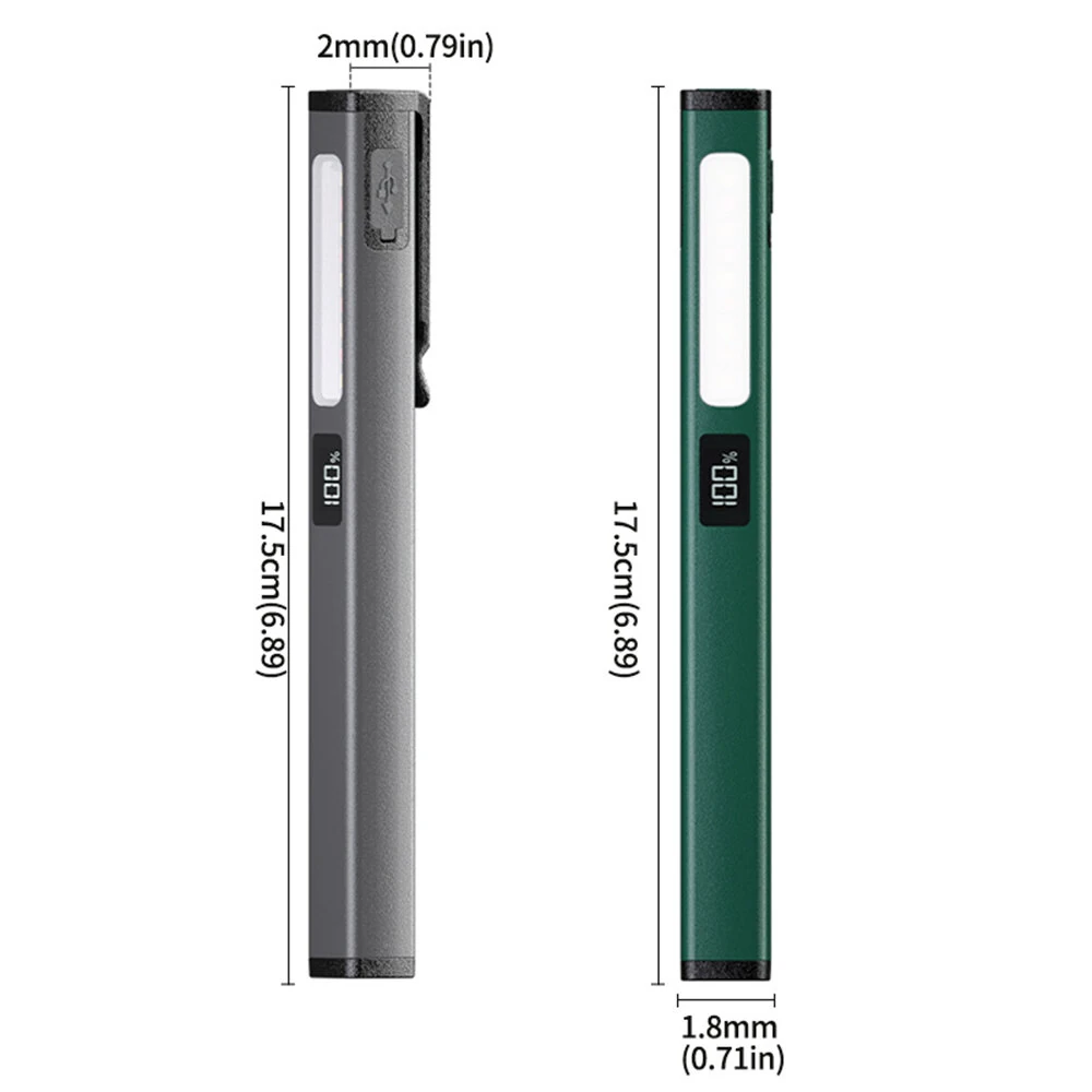 W08 Portable LED Medical Handy Pen Light 6 Modes Pocket Penlight Cordless Rechargeable Magnetic Work Lamp for Doctor Nurse Diagnosis Outdoor LED Flashlight Torch — view 9