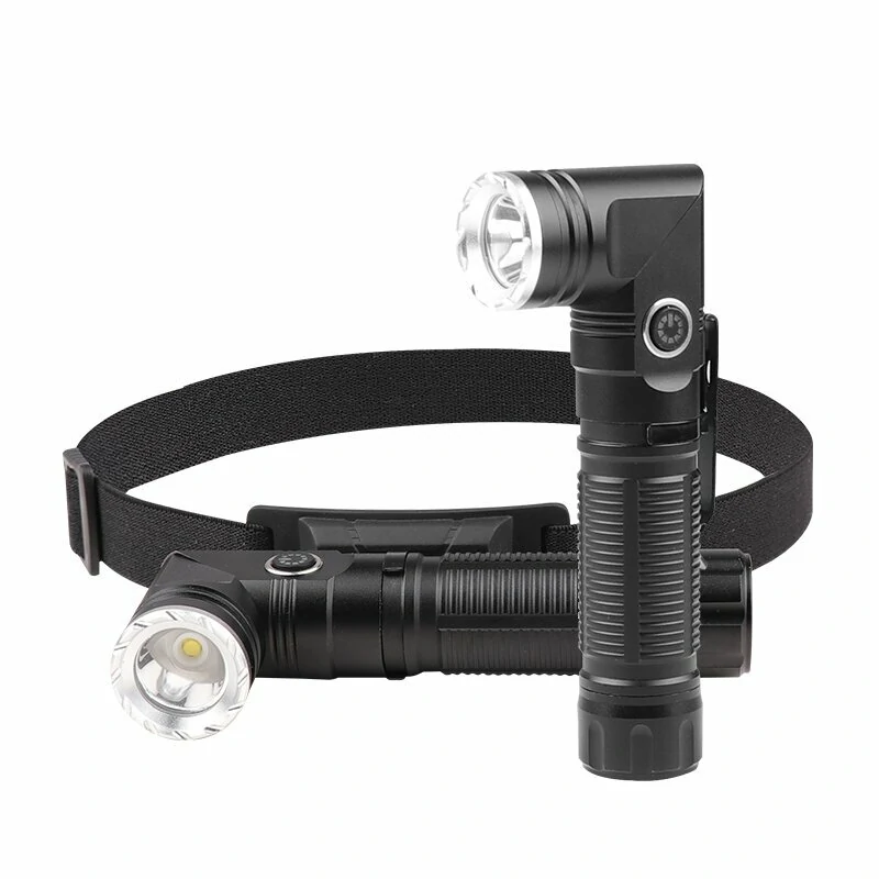 W373 XPG Super Bright LED Headlamp Type-C USB Rechargeable Portable Strong Outdoor Lighting Headlight L-shape Flashlight with Magnet