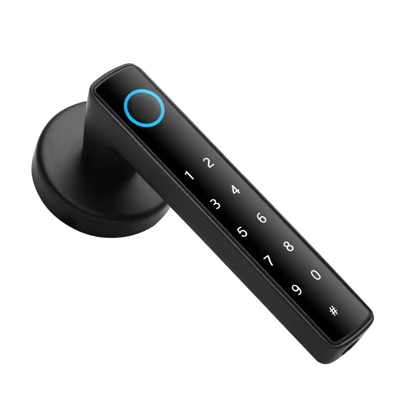 WAFU Tuya Biometric Smart Door Lock Electronic Digital Lock Password Fingerprint Keyless Entry Security Door Lock for Home — view 2