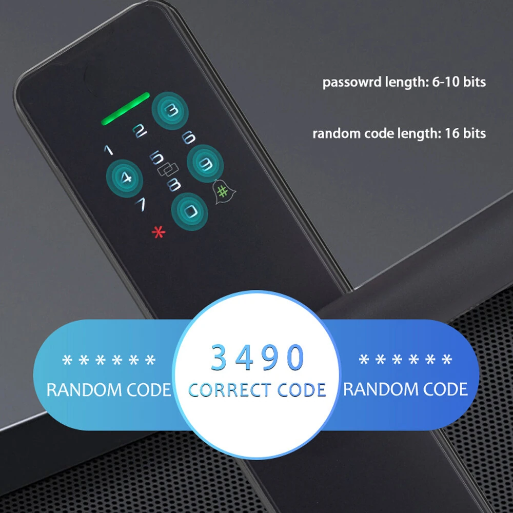 WAFU WF-X8 Tuya Smart WiFi Fingerprint Doorlock Password/APP/IC Card/Key/Fingerprint Unlock Built-in Camera Semi-conductor Intelligent Door Lock — view 6