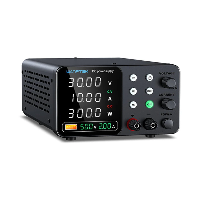 WANPTEK DC Power Supply TPS-C1203 TPS-C305 C605 C3010 0-160V 0-10A 360W 300W 150W Adjustable Regulated Power Supply USB Fast Charge Overcurrent Protection Digital Display