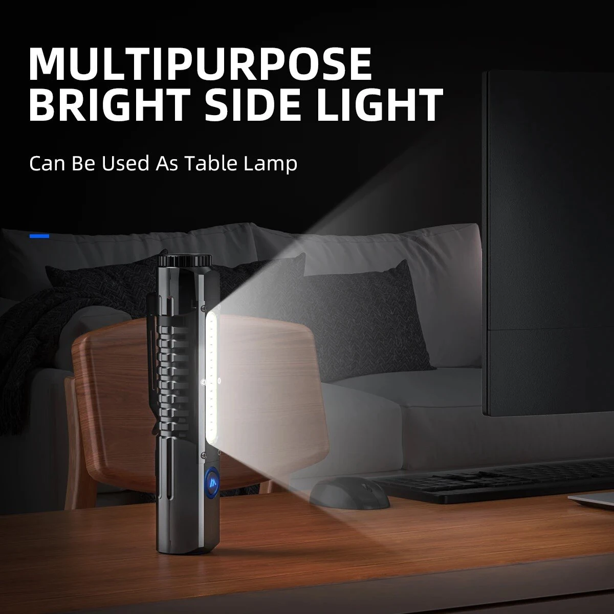 WARSUN Rechargeable Flashlight 1900 Lumens 4000 Mah Super Bright Magnet Flash Light Powerful Handheld LED Portable Waterproof Flashlight — view 5