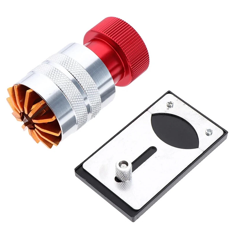Watch Repair Tool Kit Chrome Vanadium Steel Adjustable Case Opener Acrylic Crystal Removal Lightweight Non Slip Pattern Portable Repair Accessories — image 1